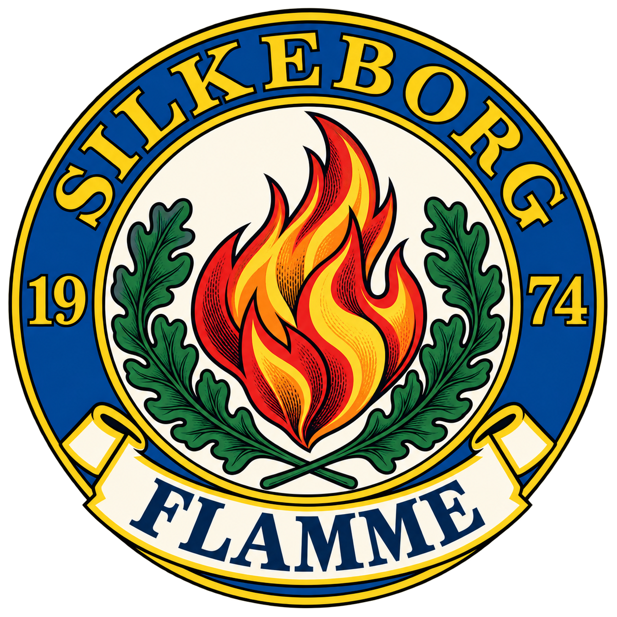 Silkeborg Flamme – vaakuna